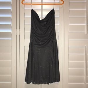 GREY SPARKLY DRESS